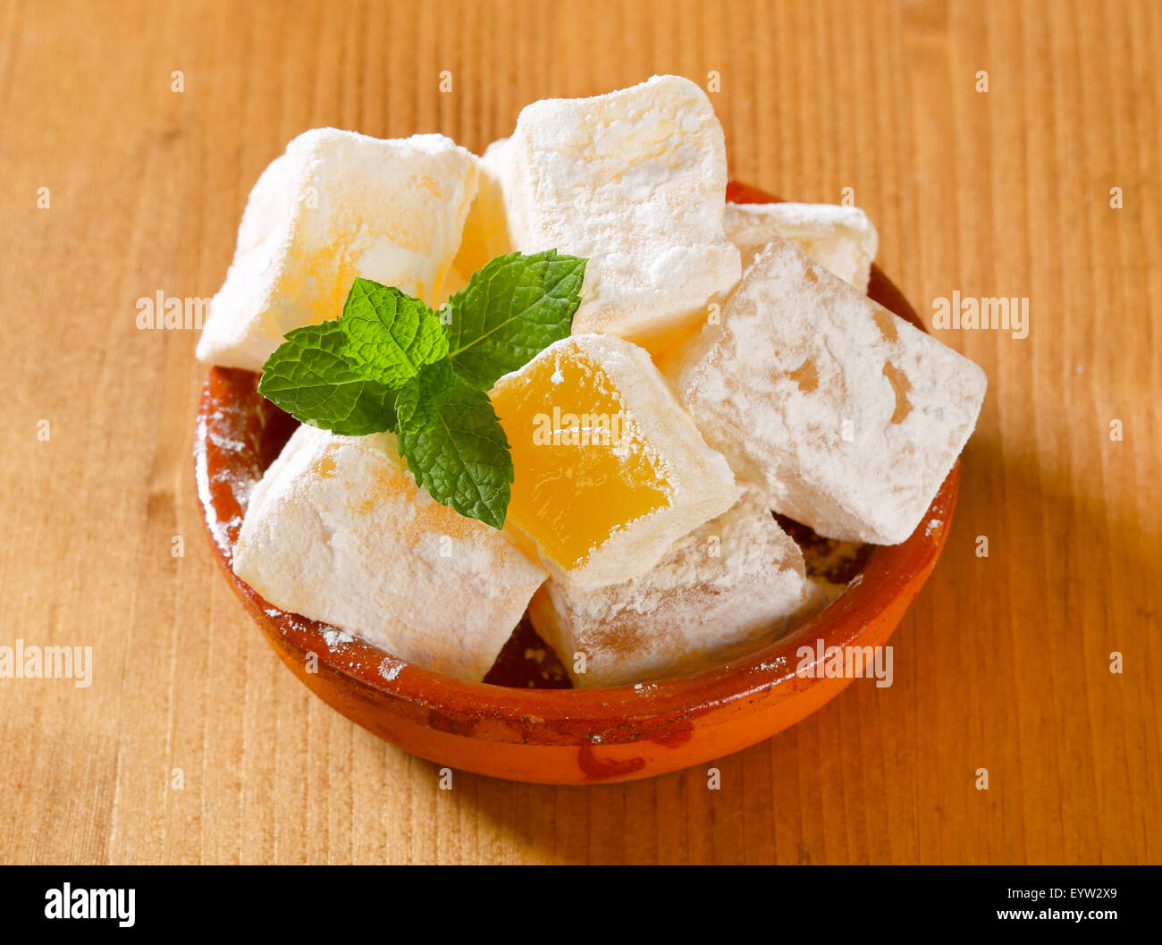 Griechisches Loukoumi (türkische Köstlichkeit)