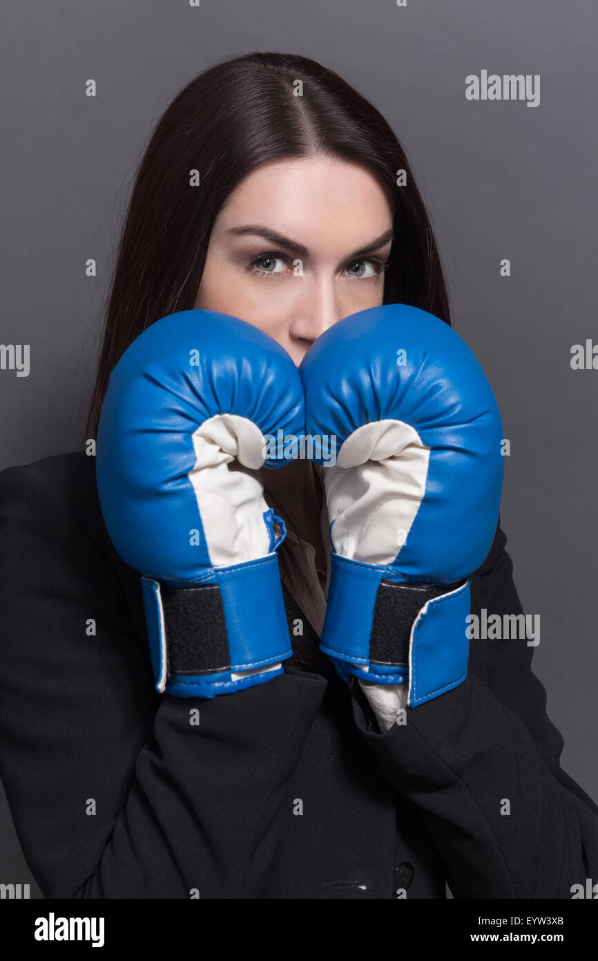 Lady boxing gloves hires stock photography and images Alamy