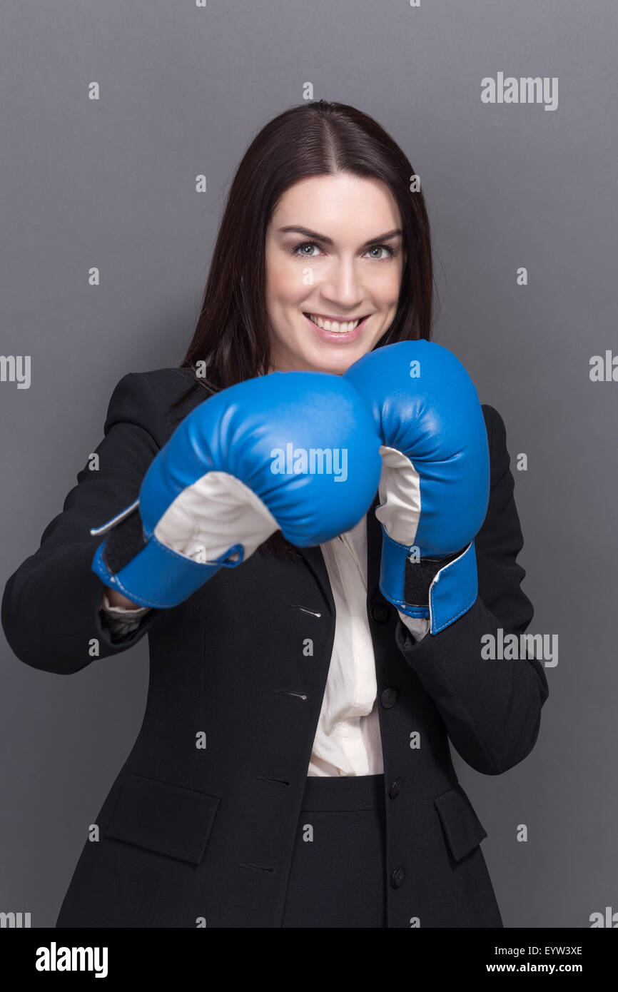 Lady boxing gloves hires stock photography and images Alamy