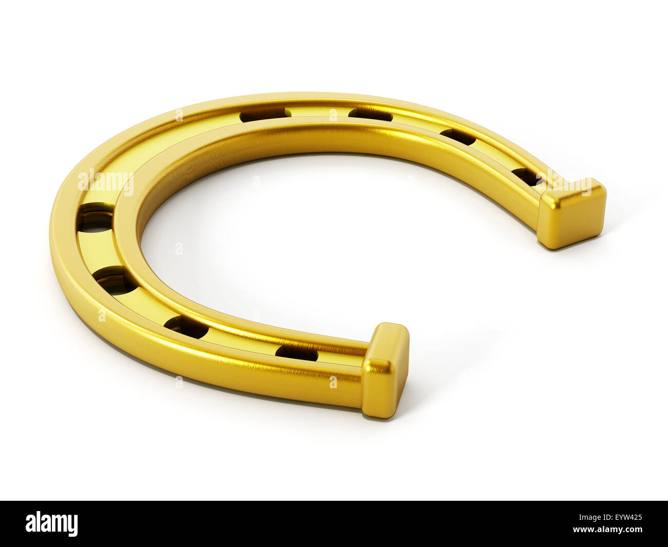 Horseshoe isolated on white background Stock Photo Alamy