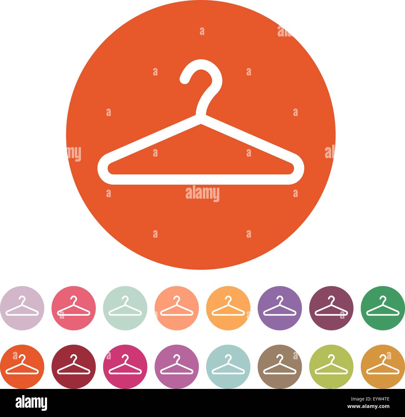 the-hanger-icon-coat-rack-symbol-flat-stock-vector-image-art-alamy