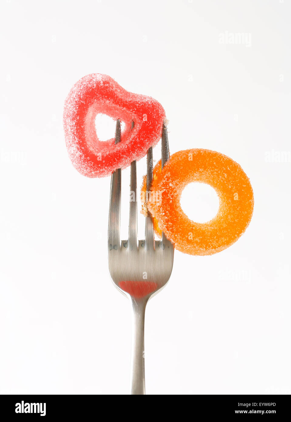 Fruitflavored gelatin candy coated with sugar Stock Photo Alamy