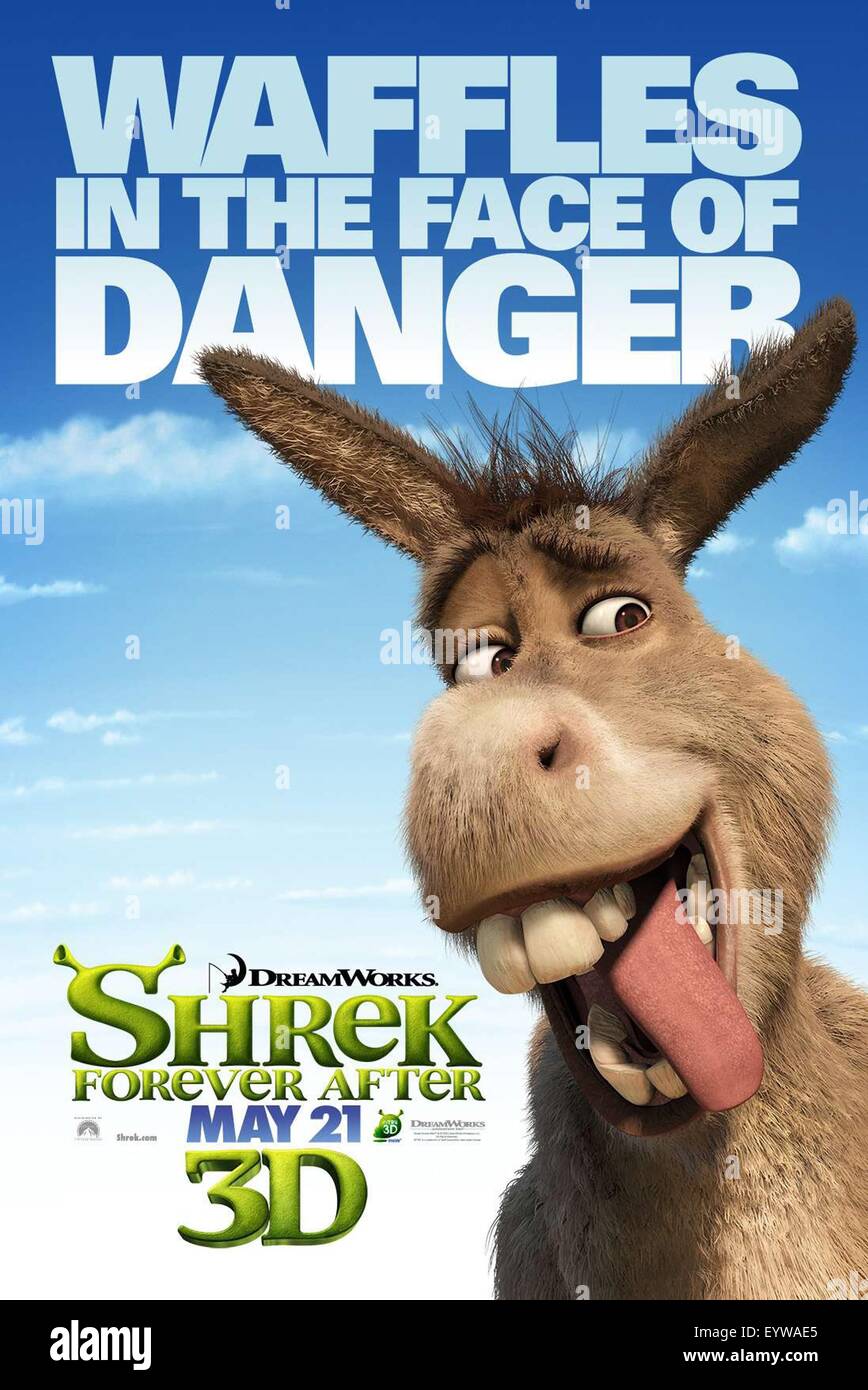 Shrek Forever After ; Year : 2010 USA ; Director : Mike Mitchell ; Animation ; Movie poster (USA) Stock Photo