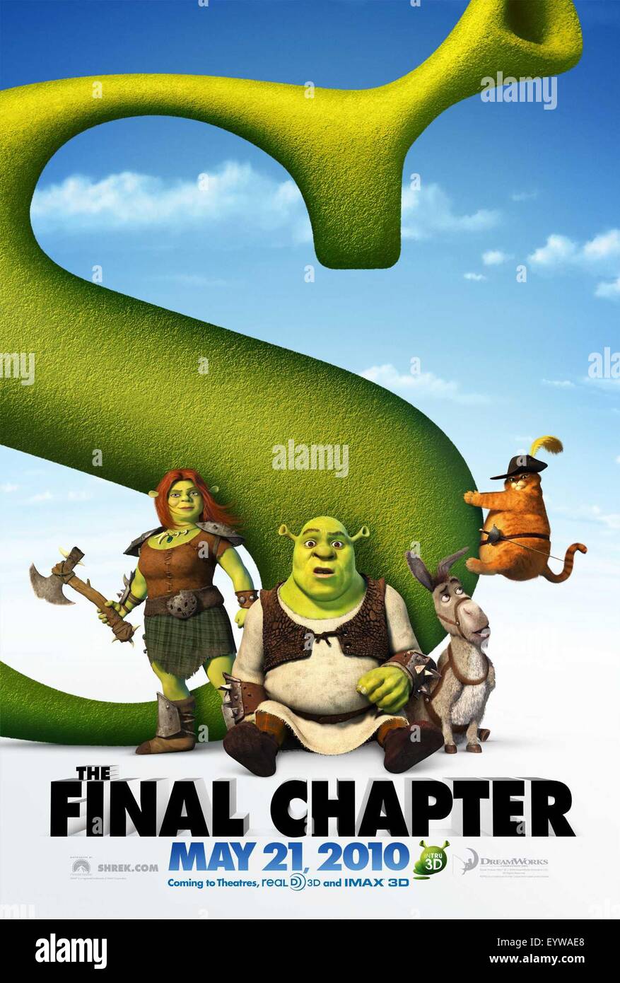 Shrek Forever After ; Year : 2010 USA ; Director : Mike Mitchell ; Animation ; Movie poster (USA) Stock Photo