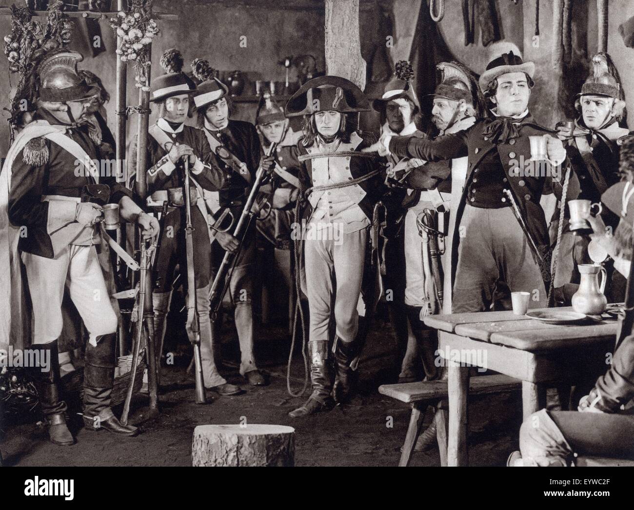 Napoleon vu par Abel Gance ; Year : 1927 France ; Director : Abel Gance ; Albert Dieudonne, Acho Chakatouny Stock Photo