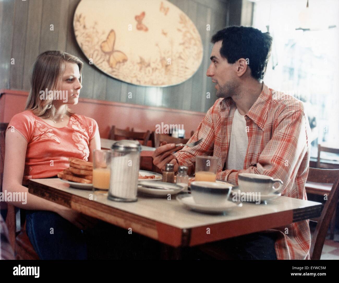 Taxi Driver  Year: 1976 USA Jodie Foster, Robert DeNiro  Director: Martin Scorsese  Golden Palm Cannes 1976 Stock Photo