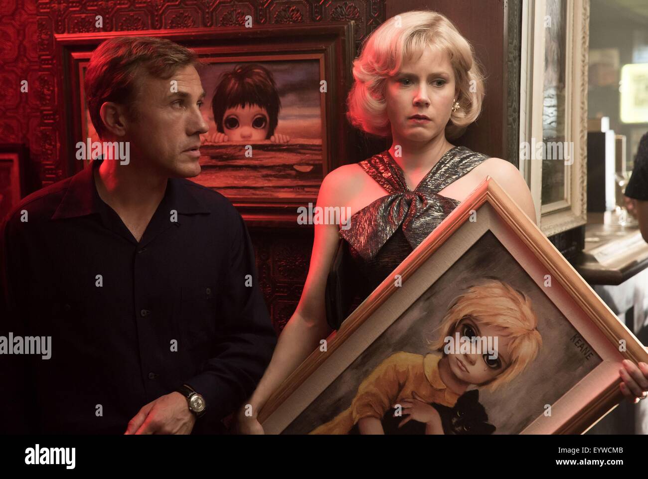 Big Eyes ; Year : 2014 USA / Canada ; Director : Tim Burton ; Christoph  Waltz, Amy Adams ; Photo: Leah Gallo Stock Photo - Alamy