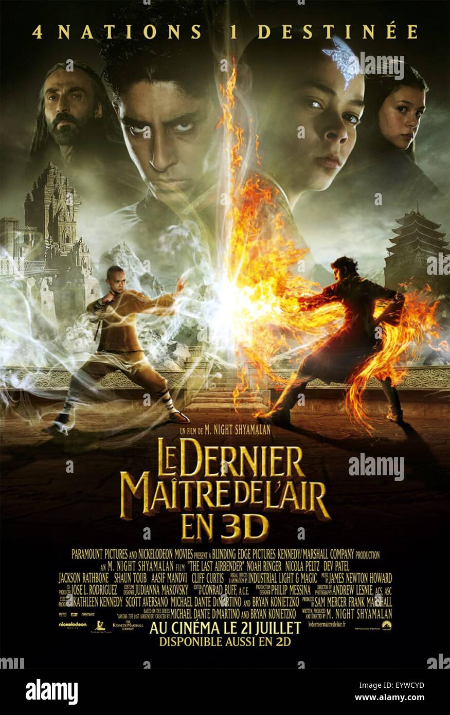 The last airbender full movie cast