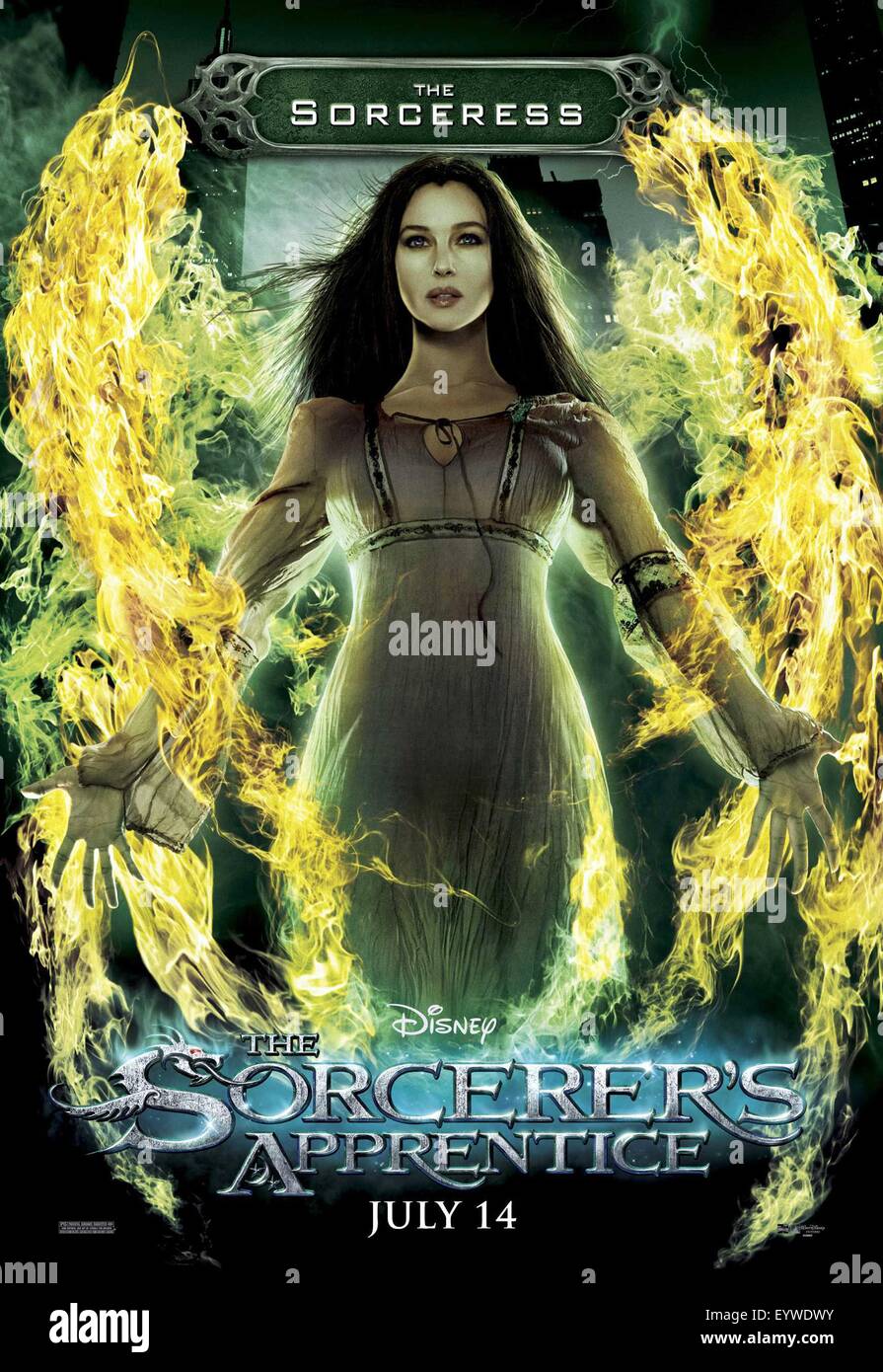 The Sorcerer's Apprentice ; Year : 2010 USA ; Director : Jon Turteltaub ; Monica Bellucci ; Movie poster (USA) ; Walt Disney Pictures Stock Photo
