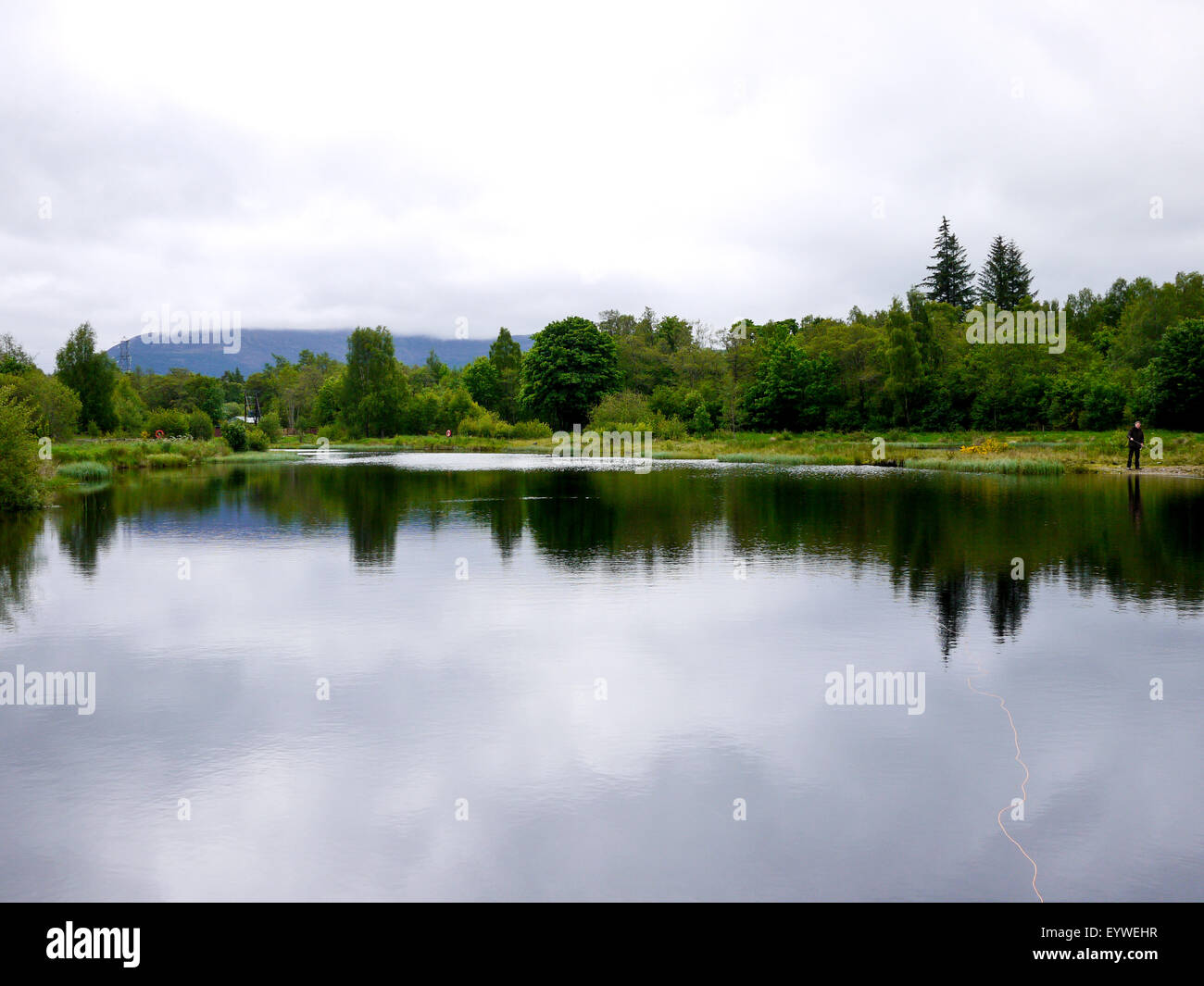Inverdruie Trout Fishery, Aviemore, Scotland,UK Stock Photo Alamy