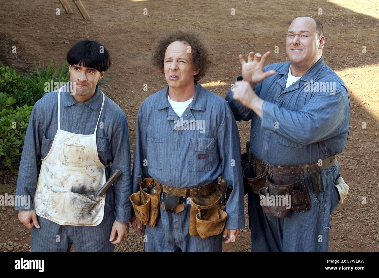 The Three Stooges ; Year : 2012 USA ; Director : Peter Farrelly, Bobby Farrelly ; Chris Diamantopoulos, Sean Hayes, Will Sasso Stock Photo