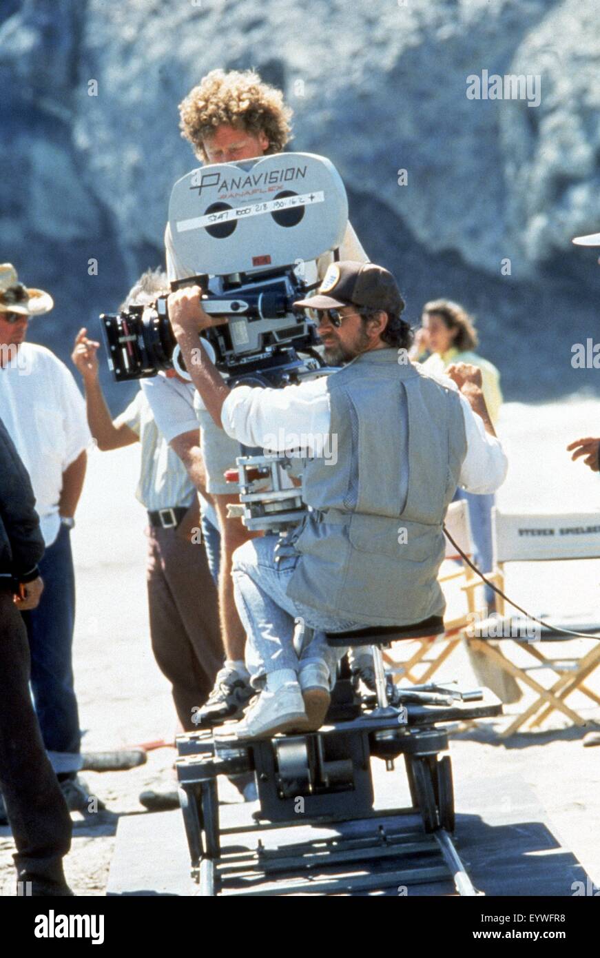 Indiana Jones and the Last Crusade ; Year : 1989 - USA ; Director : Steven Spielberg ; Steven Spielberg ; Shooting picture Stock Photo