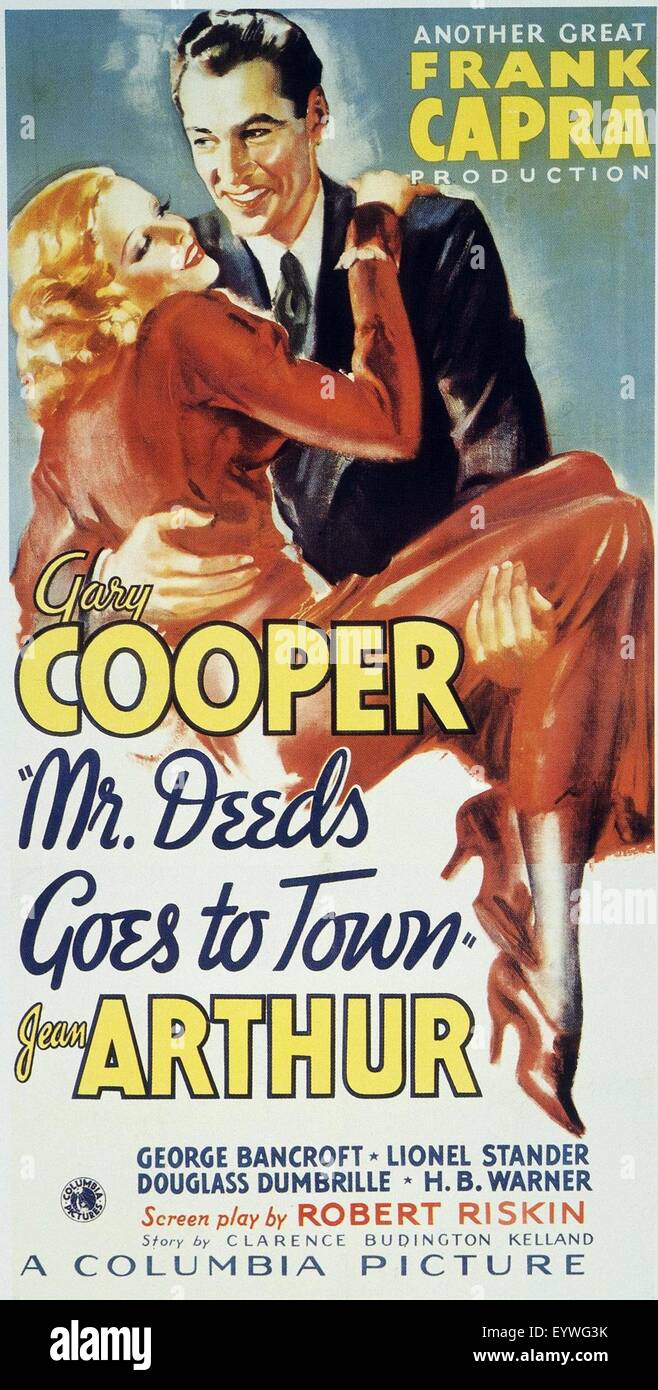Mr. Deeds Goes to Town ; Year 1936 USA ; Director Frank Capra
