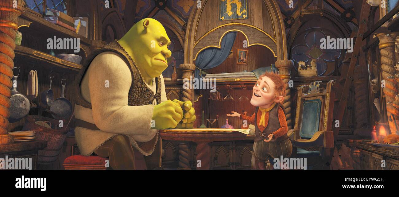 Shrek Forever After ; Year : 2010 USA ; Director : Mike Mitchell ; Animation Stock Photo