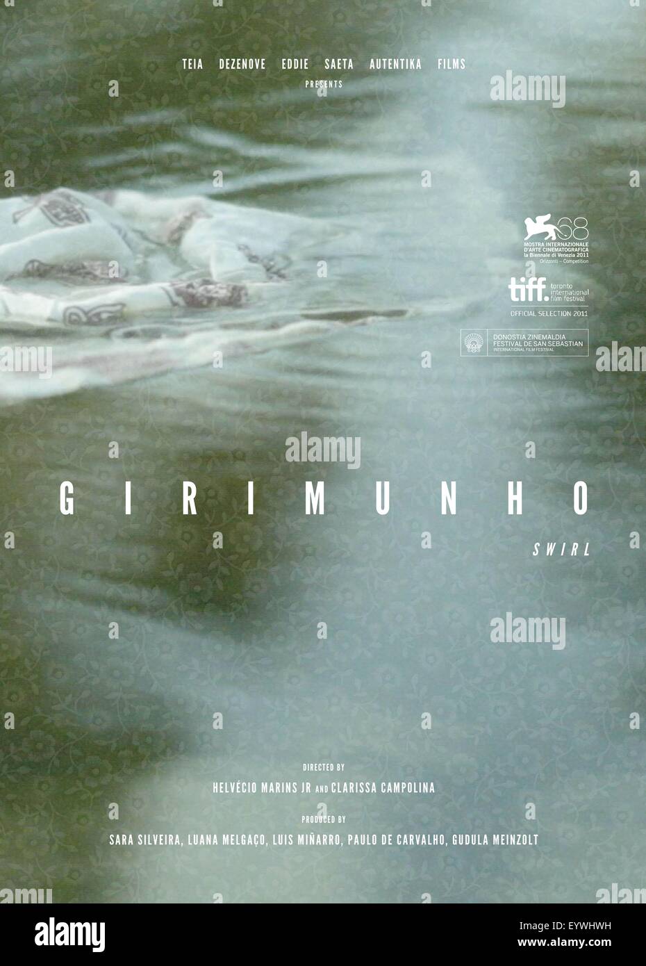 Girimunho ; Swirl ; Year : 2011 Brazil / Spain ; Director : Clarissa Campolina, Helvecio Marins Jr. ; Movie poster (Int) Stock Photo