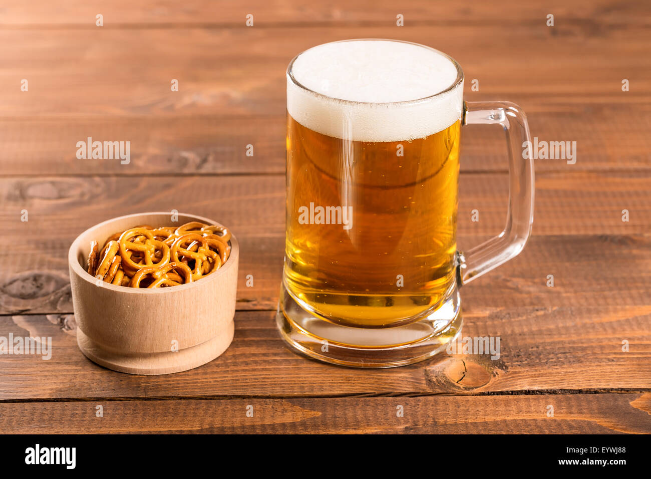 Oktoberfest Beer Mug and traditional German pretzels Stock Photo Alamy