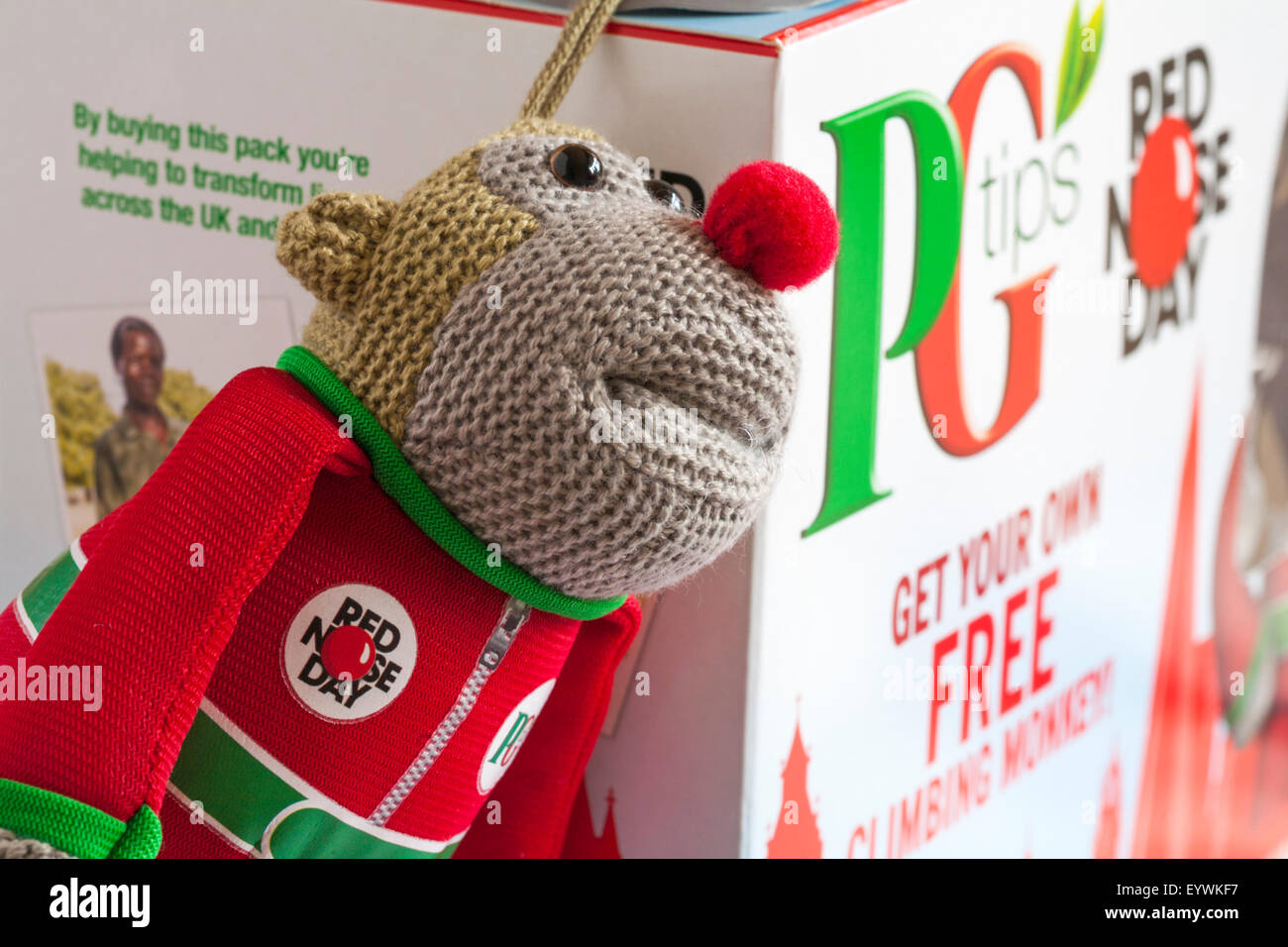 Mono onkeh' el té PG Tips publicidad carácter. Fotografía por Jamie Mann  Fotografía de stock - Alamy
