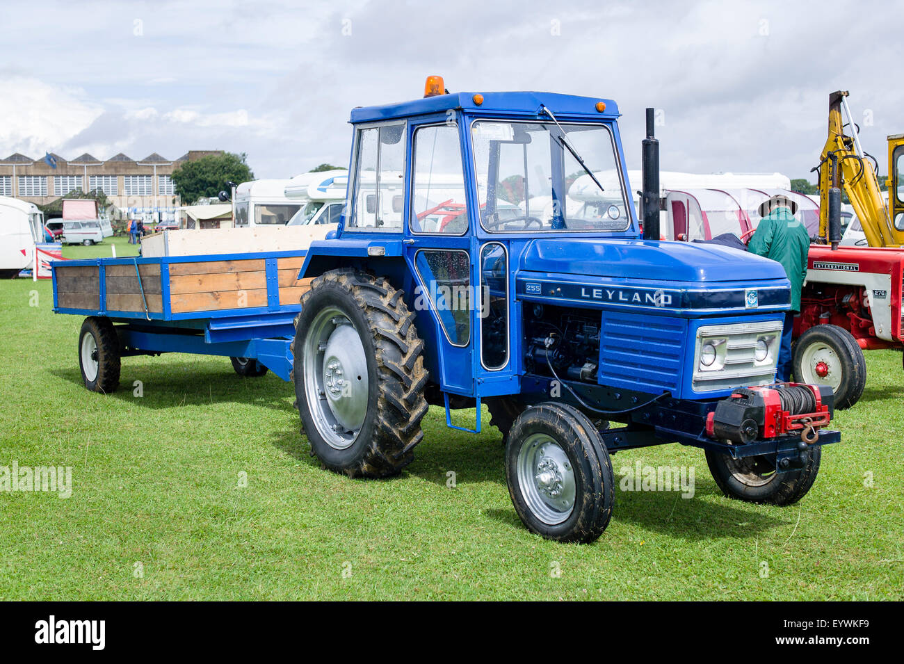 Leyland 255 agriculture tractor at an English show Stock Photo