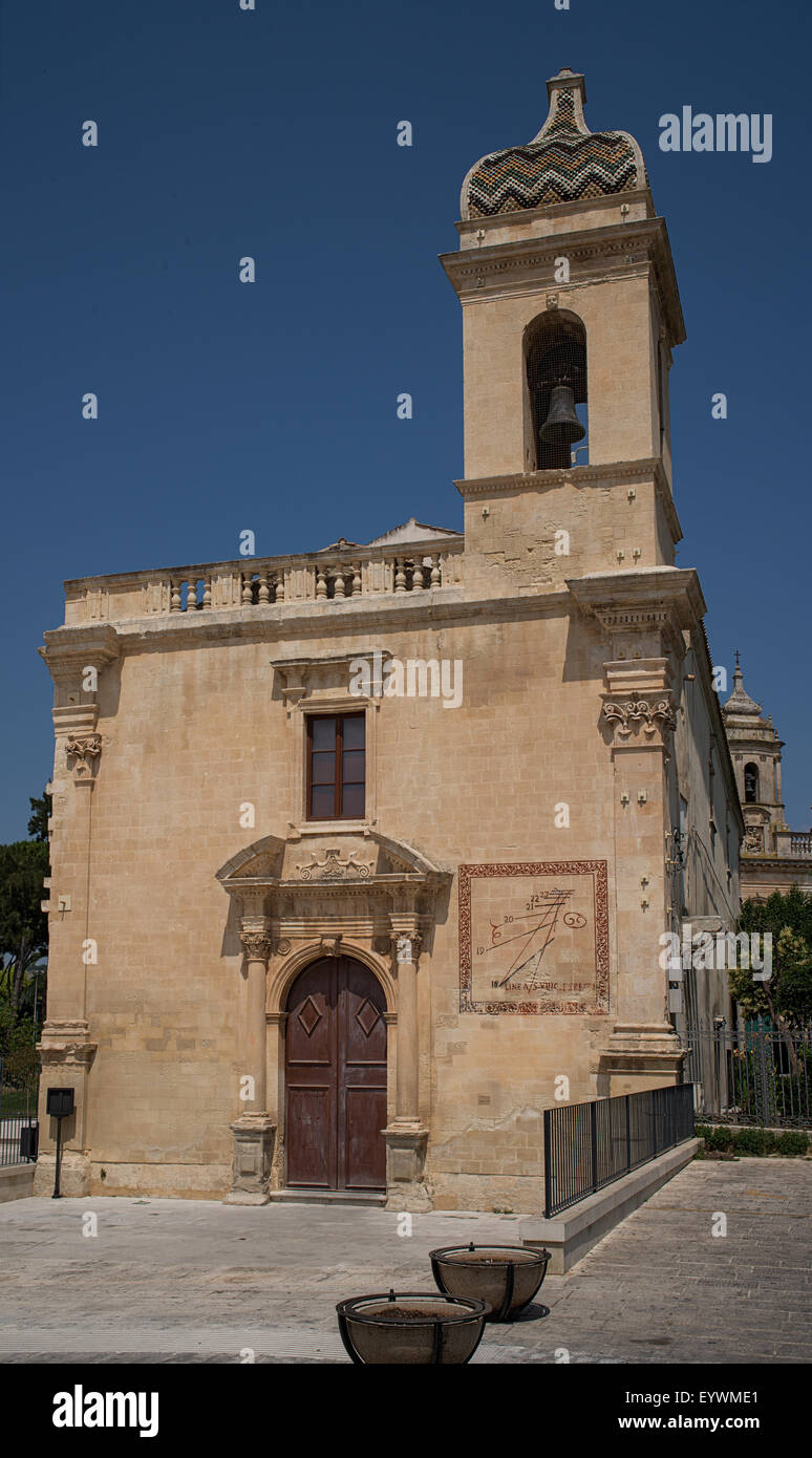 San Vincenzo Ferreri church in Ragusa Ibla, Val di Noto. Sicily, Italy. Stock Photo