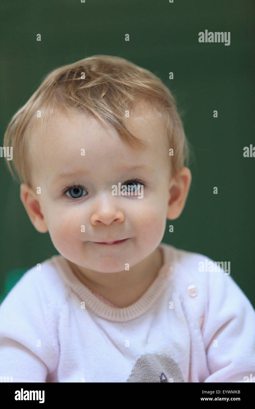 Portrait of a baby girl Stock Photo