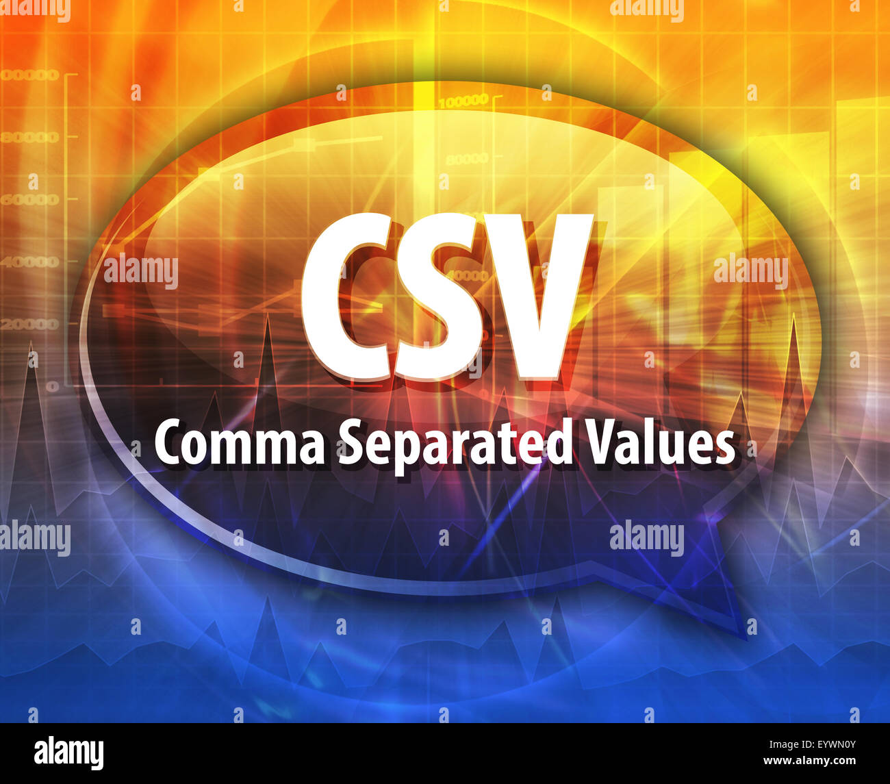 Speech bubble illustration of information technology acronym ...