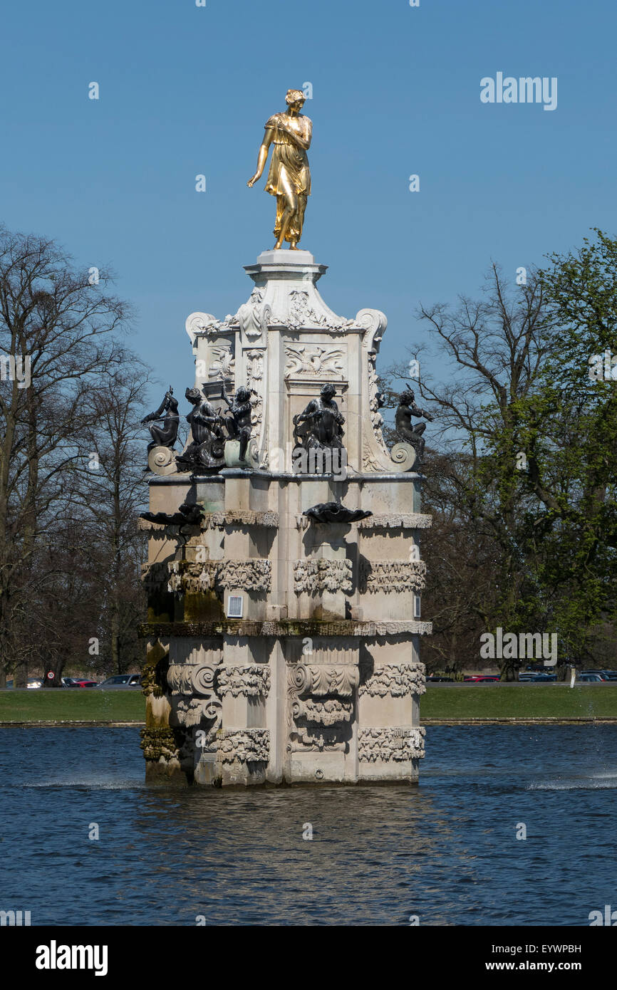Diana Fountain, Bushy Park, Hampton, London, England, United Kingdom, Europe Stock Photo