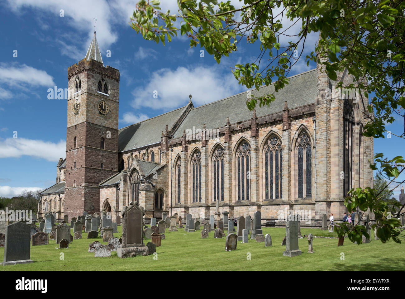 Dunblane Cathedral from the southeast, Dunblane, Stirling, cotland, United Kingdom, Europe Stock Photo