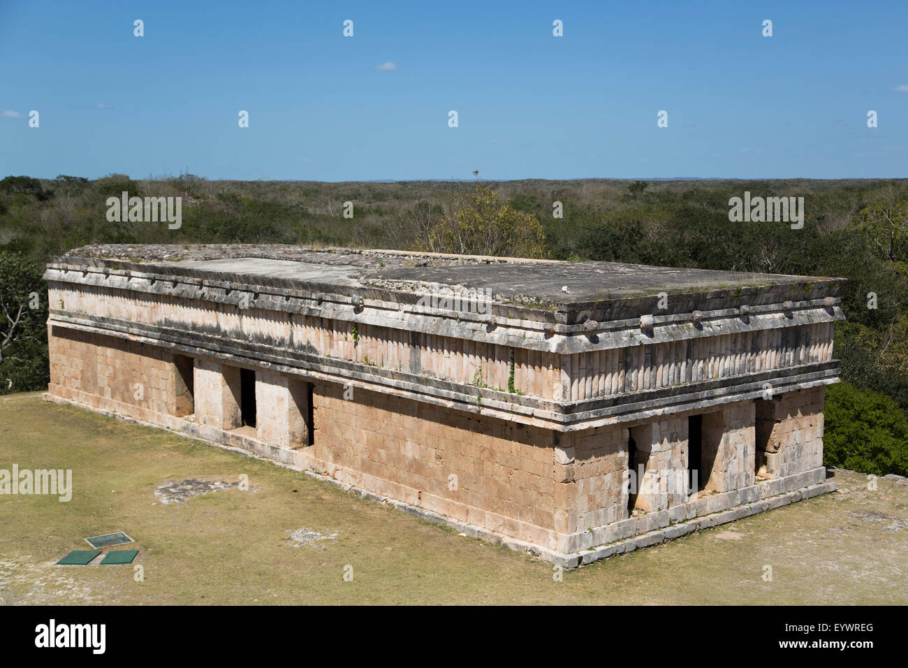 House of Turtles, Uxmal Mayan archaeological site, UNESCO World Heritage Site, Yucatan, Mexico