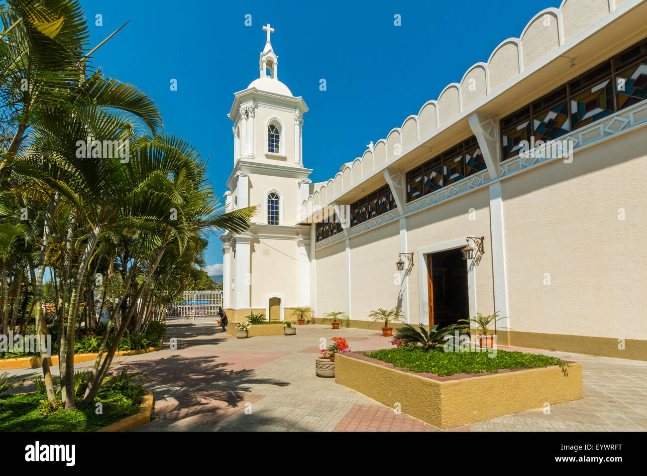 Nuestra Senora del Rosario Cathedral built in 1823 in this progressive northern commercial city, Esteli, Nicaragua Stock Photo