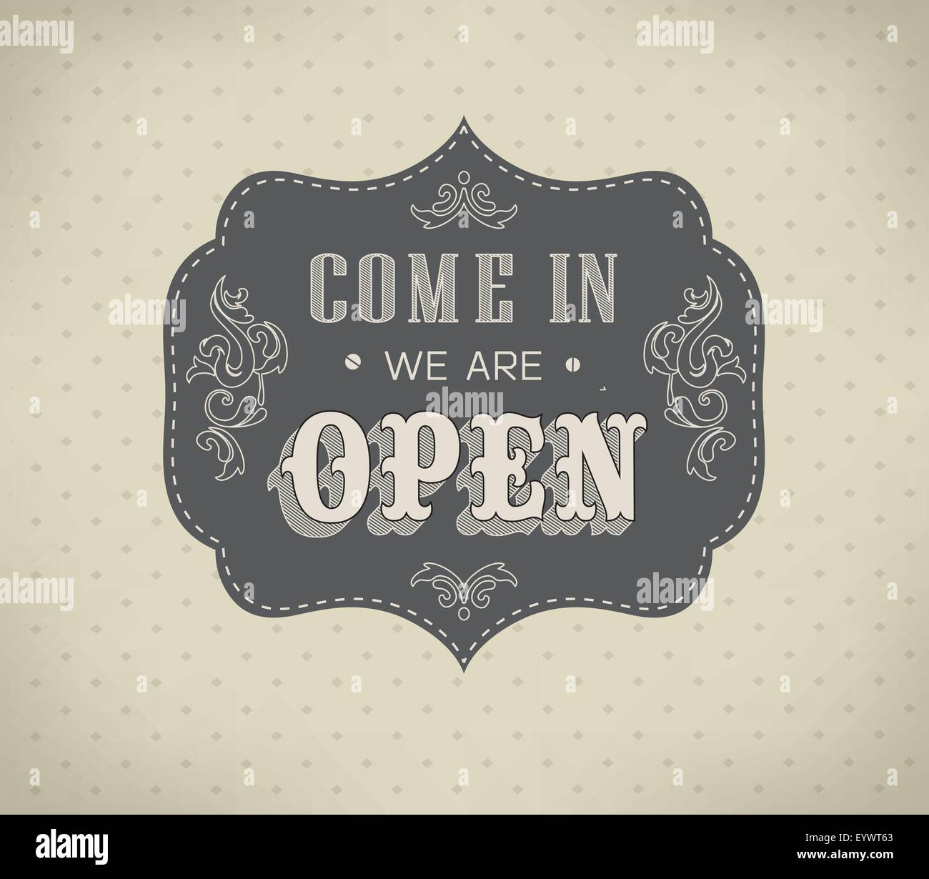 Retro signs Open and Closed Stock Vector Image & Art - Alamy