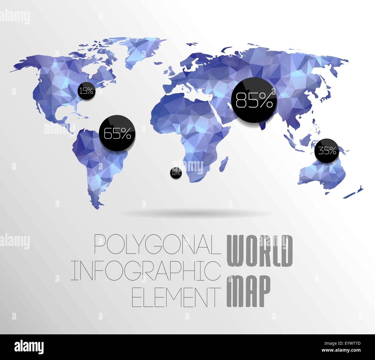 World Map and Information Graphics Stock Vector Image & Art - Alamy