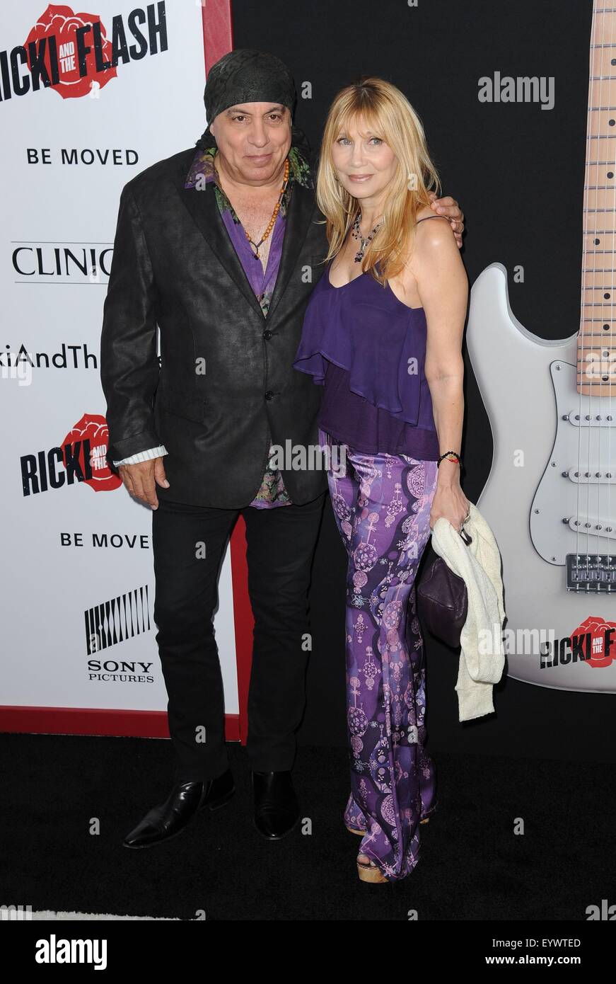 Steven Van Zandt, Maureen Van Zandt at arrivals for RICKI AND THE FLASH Premiere, AMC Loews Lincoln Square, New York, NY August 3, 2015. Photo By: Kristin Callahan/Everett Collection Stock Photo