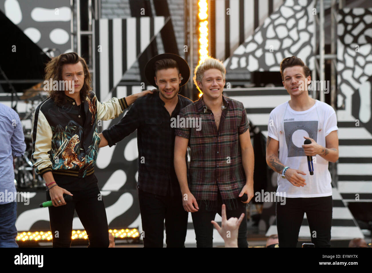 New York Usa 4th Aug 15 One Direction Performs For Good Morning America Concert Series In Central Park Credit Bruce Cotler Globe Photos Zuma Wire Alamy Live News Stock Photo Alamy