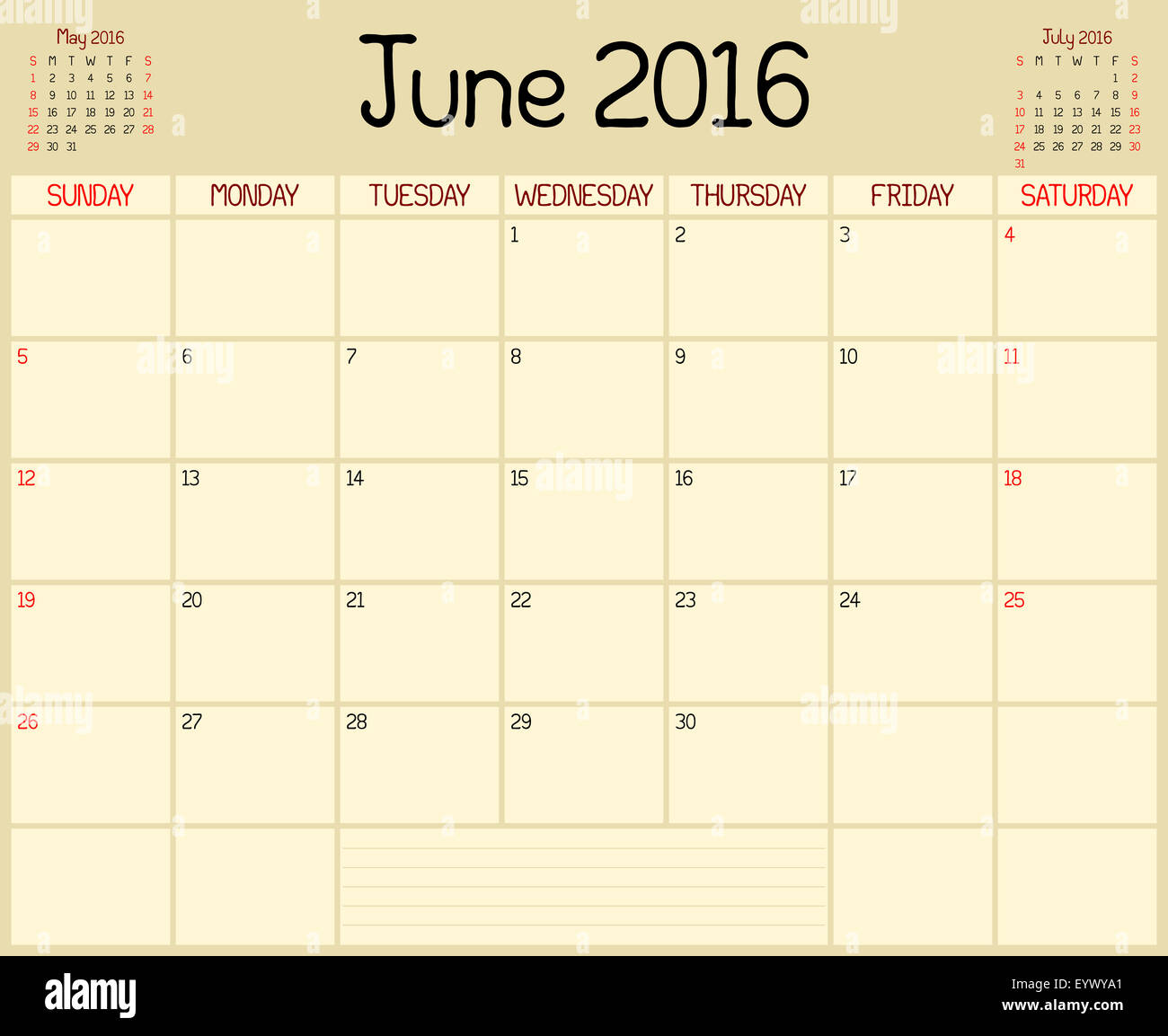 A Monthly Planner Calendar For June 16 A Custom Handwritten Style Is Used Stock Photo Alamy A Monthly Planner Calendar For June 16 A Custom Handwritten Style Is Used Stock Photo Alamy
