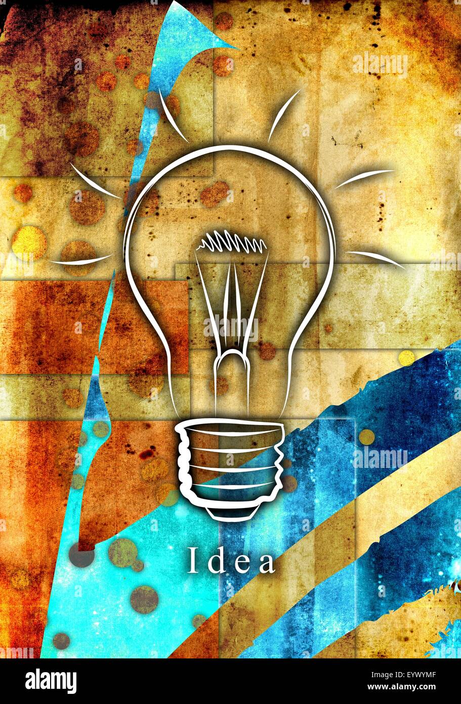 Light bulb business idea Stock Photo Alamy