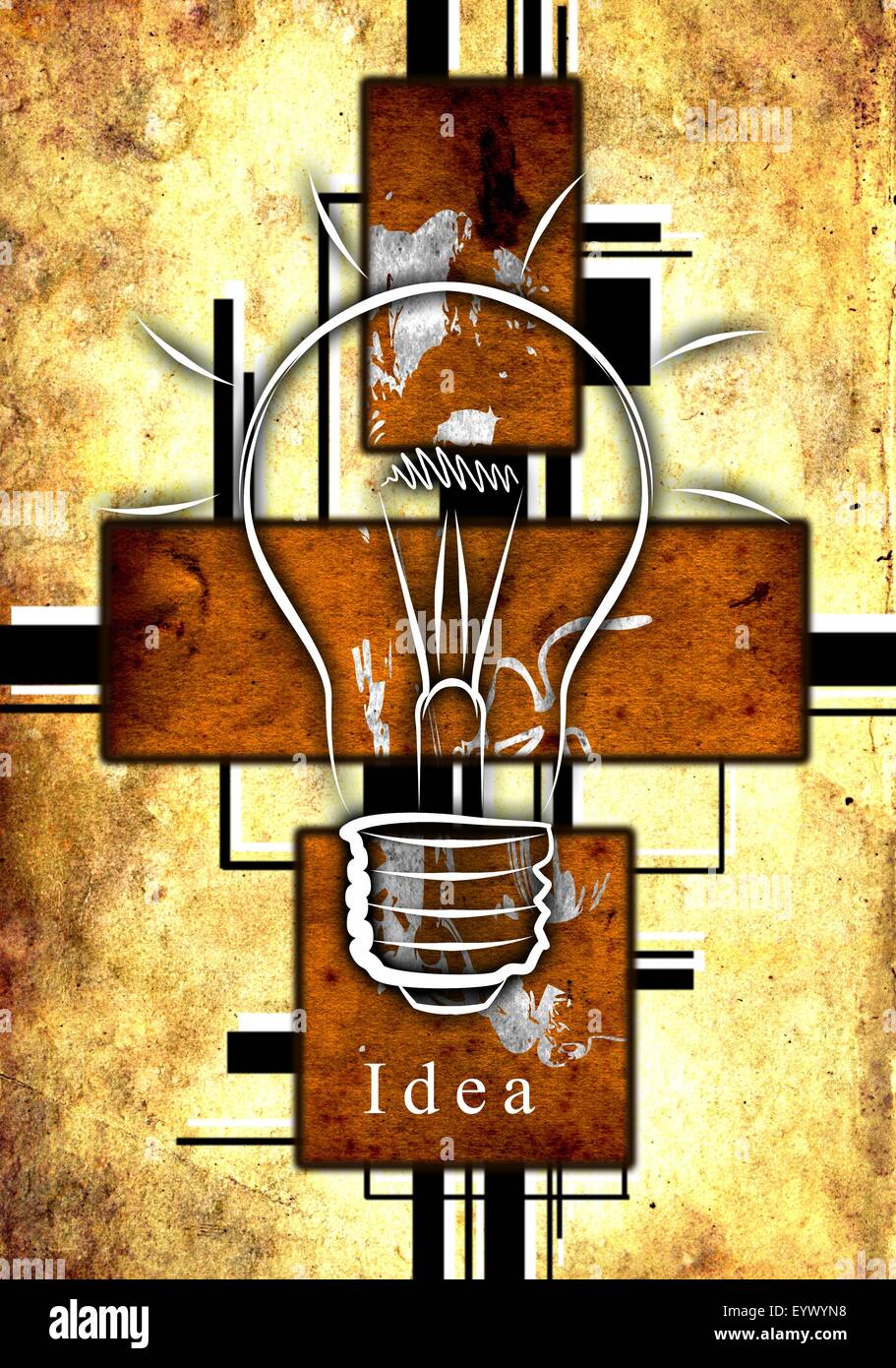 Light bulb business idea Stock Photo Alamy
