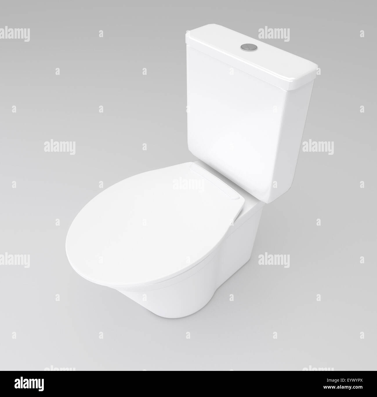 White toilet. Stock Photo