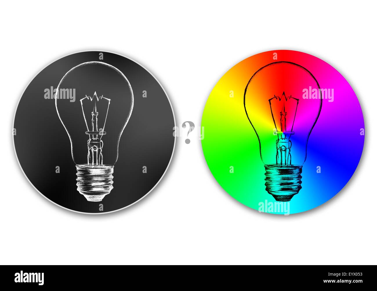 Light bulb business idea Stock Photo Alamy