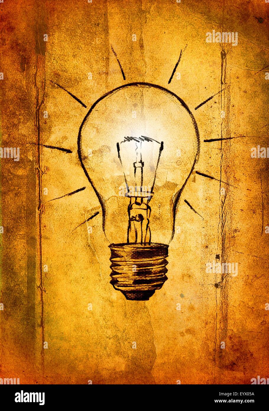 Light bulb business idea Stock Photo Alamy
