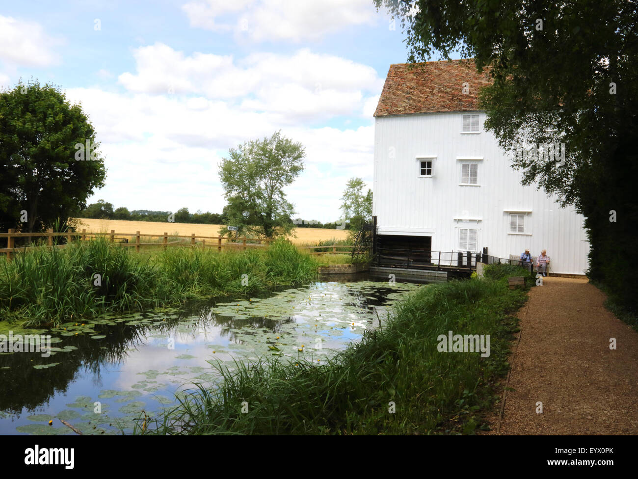 National Trust property, Lode Mill, Lode, Cambridgeshire, England on