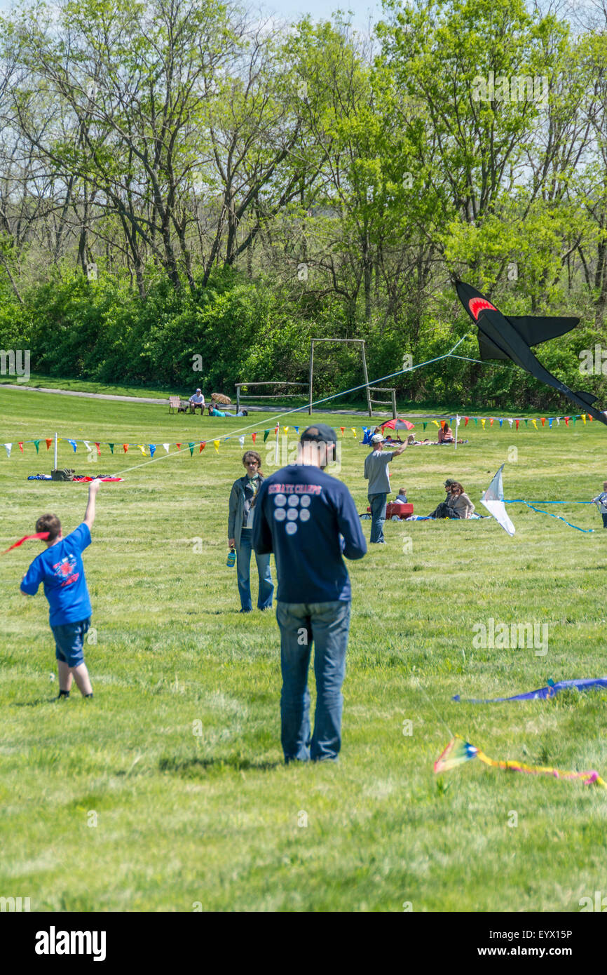 International and Cultural Kite Festival Stock Photo