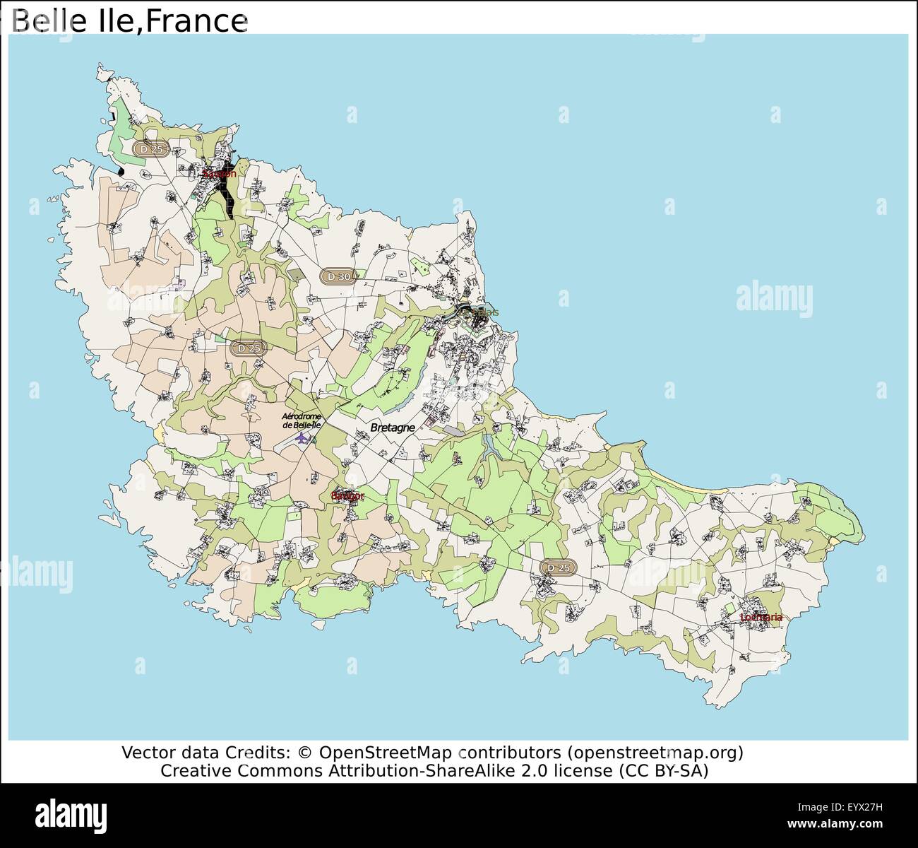 Belle ile island Stock Vector Images Alamy