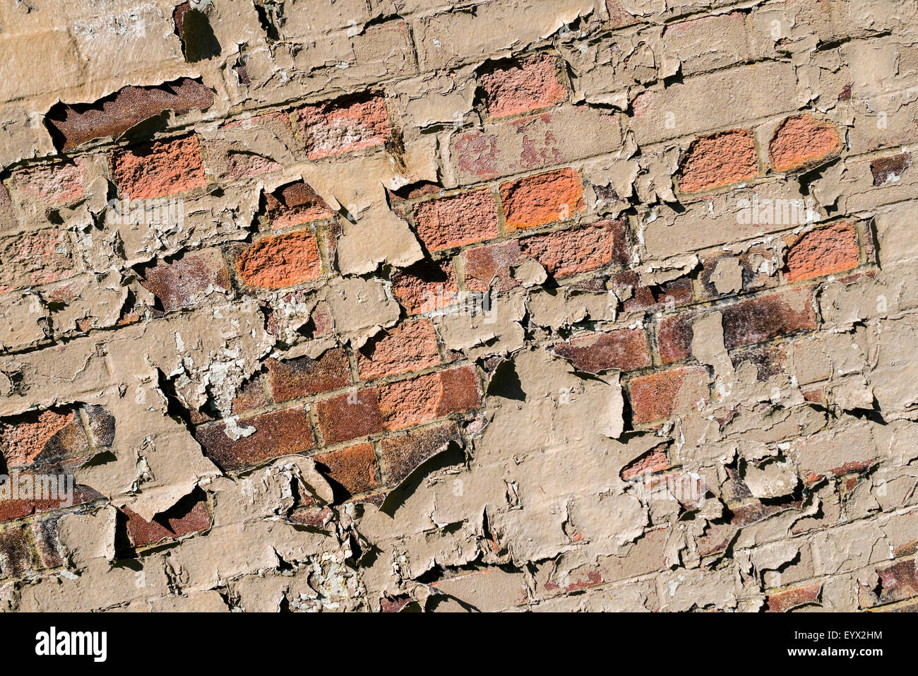 Crumbling Brick Wall Stock Photo Alamy