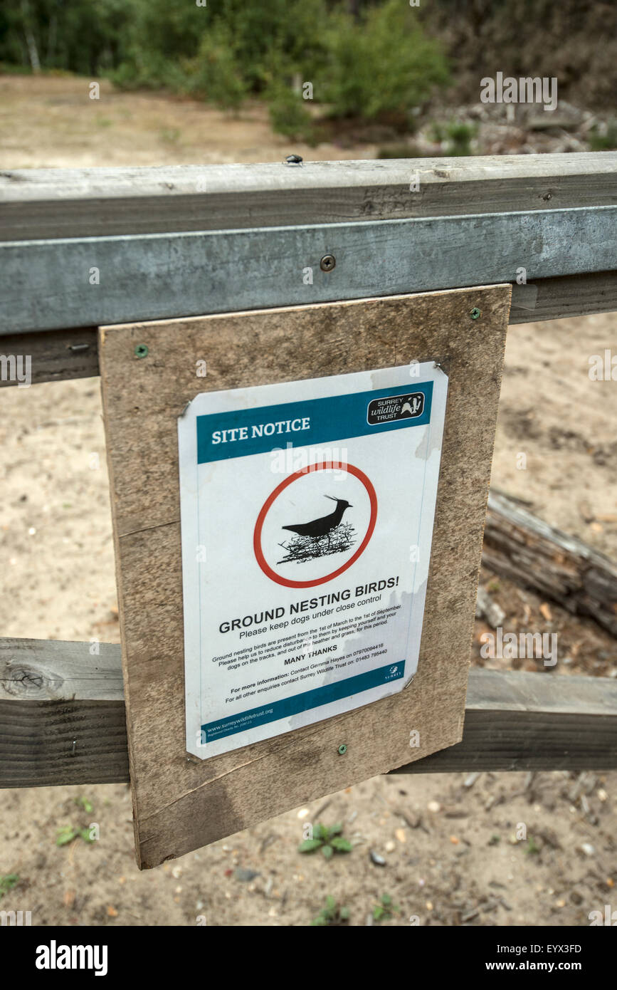 Nesting birds warning sign hires stock photography and images Alamy