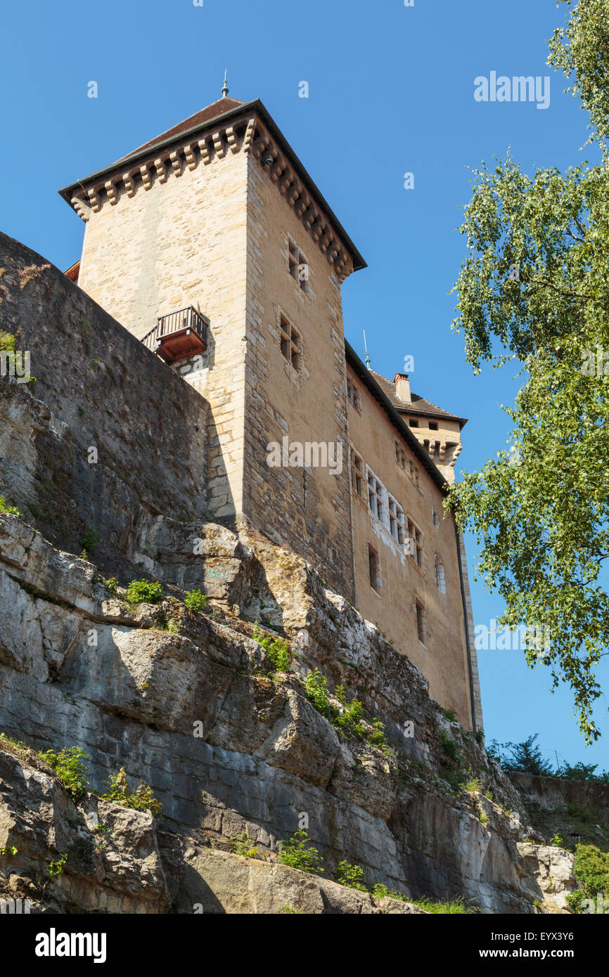 Annecy, Haute-Savoie department, Rhone-Alpes, France.  Château d'Annecy.  The chateau is now a museum, le musee-chateau d'Annecy Stock Photo