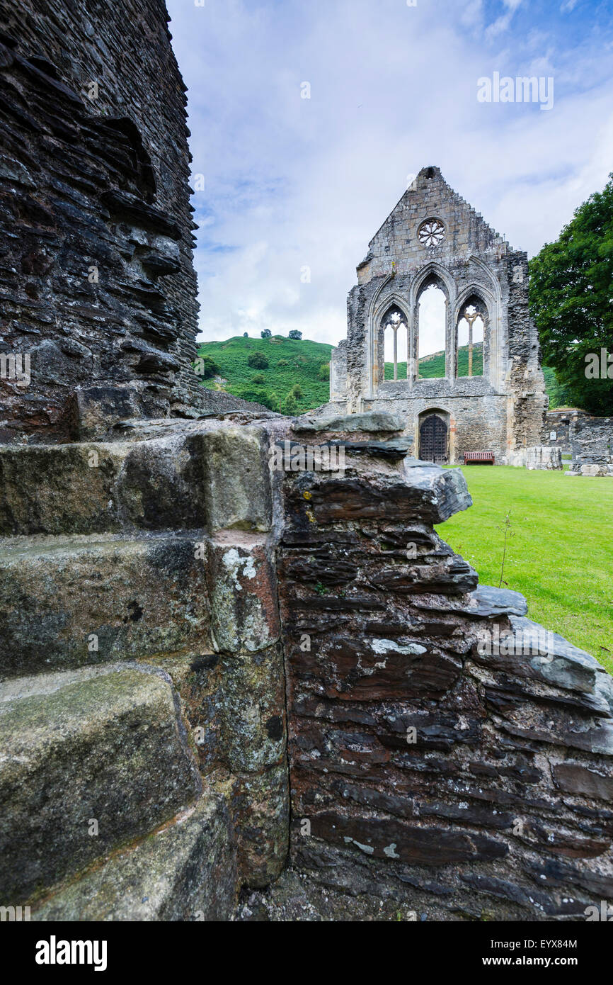 Ruins of Valle Crucis Abbey, Llangollen, north Wales Stock Photo - Alamy