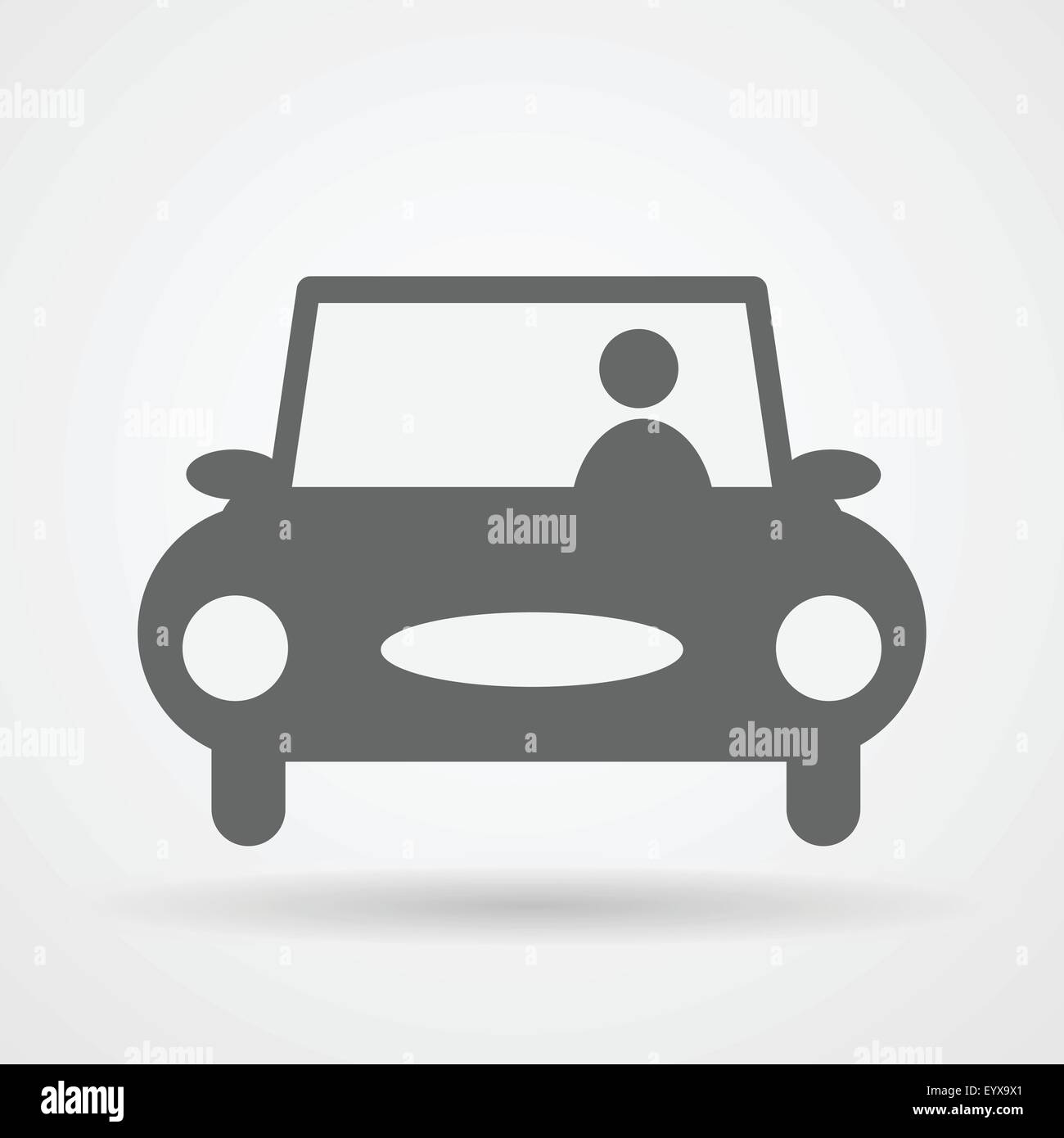 Car web icon vector illustration. Stock Vector