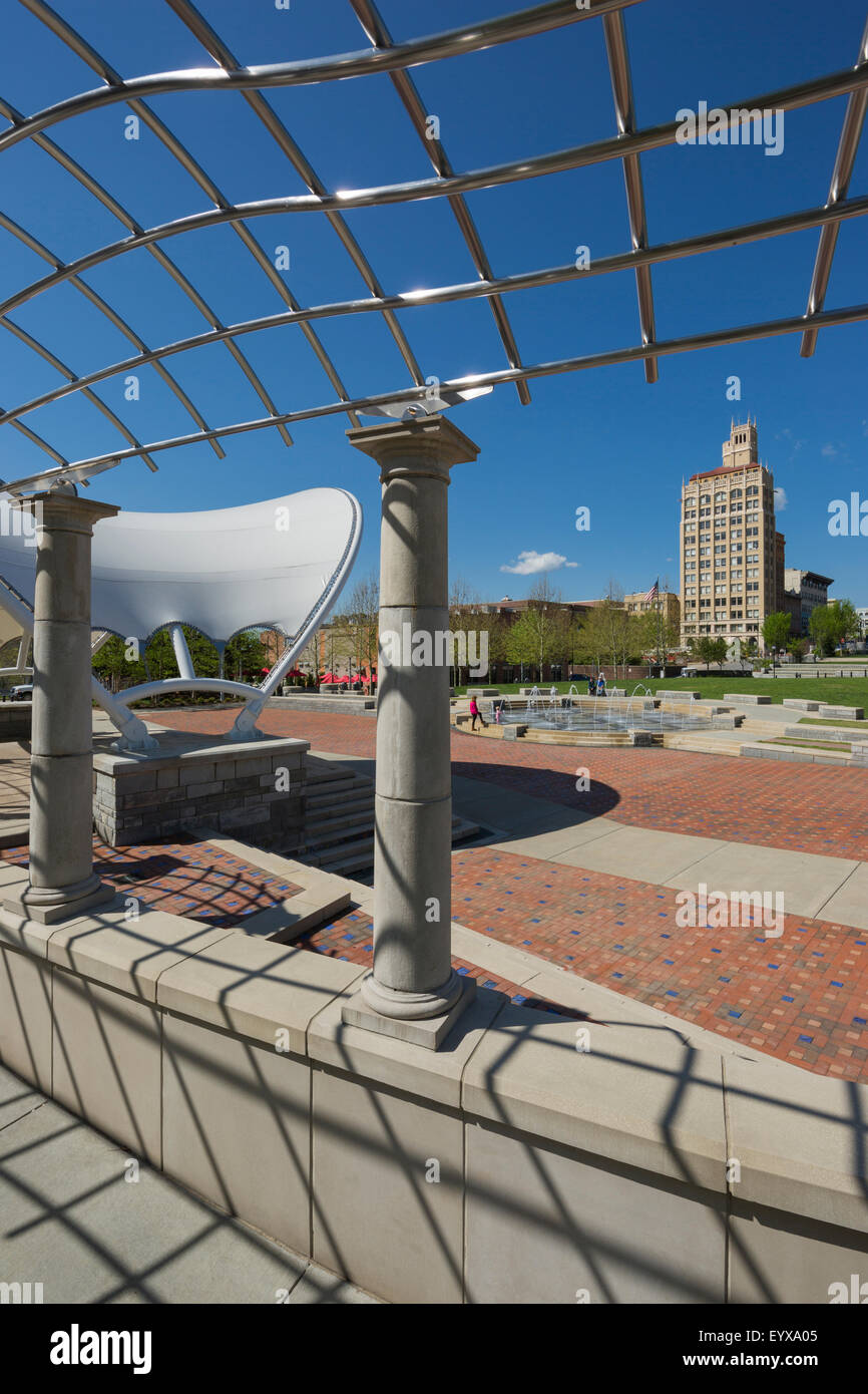 BANDSTAND PACK SQUARE PARK DOWNTOWN ASHEVILLE COUNTY NORTH