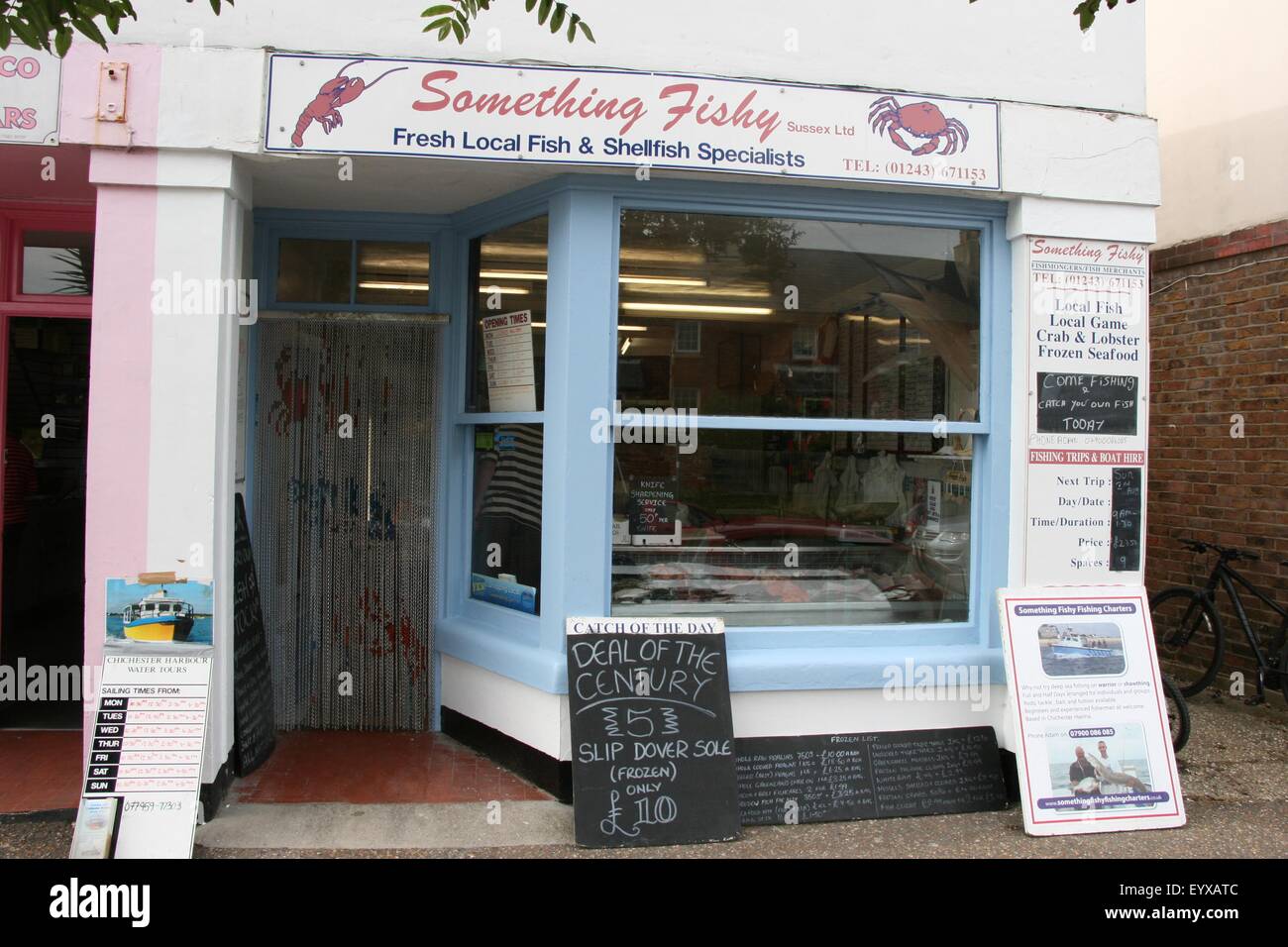 Fishmongers In East Wittering Stock Photo 86016460 Alamy