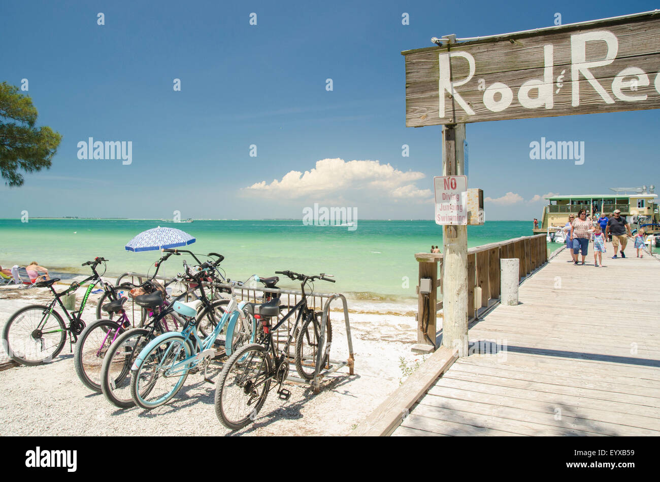 Rod and Reel Pier Anna Maria Island, Florida Stock Photo Alamy